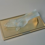 Glass 10458_Extended_Hand_with_Golden_Fingernails