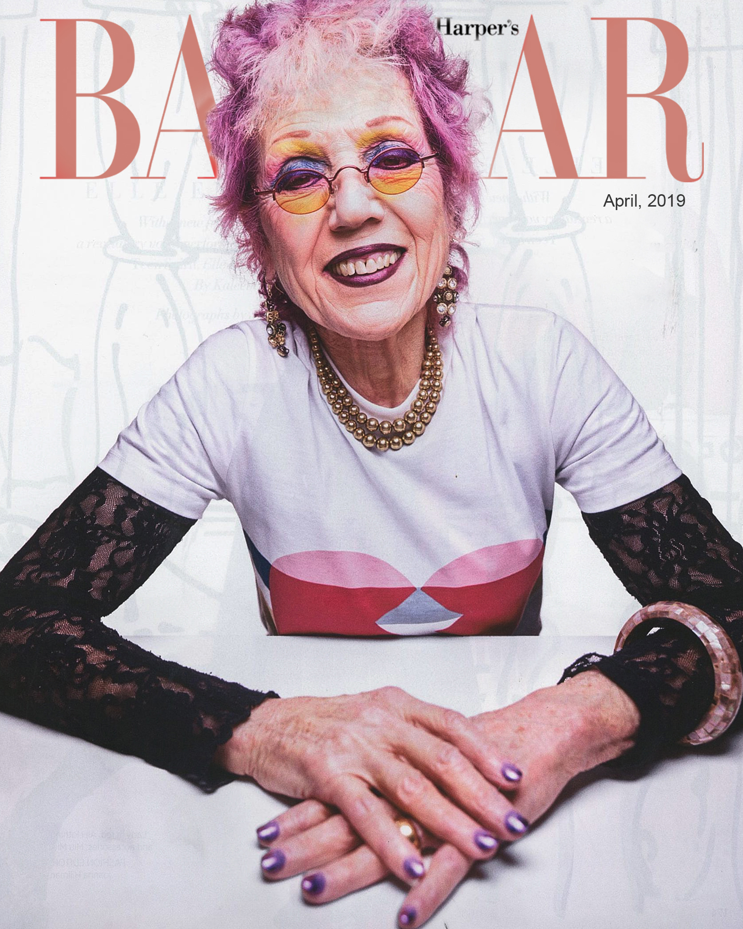 Judy Chicago Harper's Bazaar April, 2019