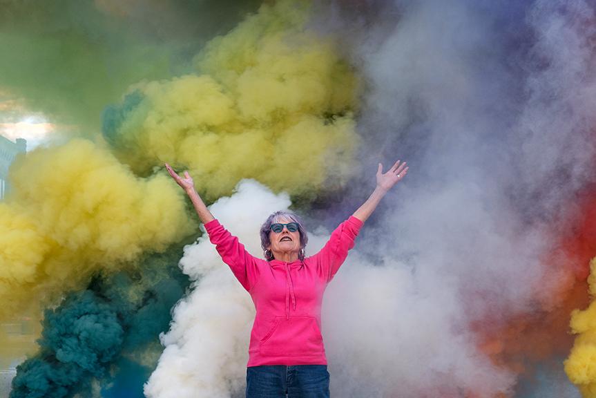 Judy Chicago Judy Chicago: Dry Ice, Smoke, and Fireworks Archive 